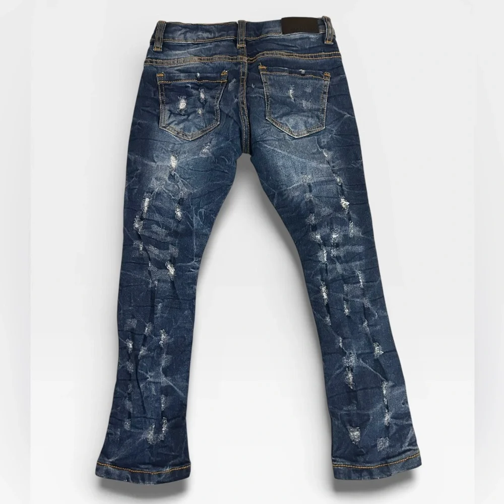 5 for $25🔥FWRD Denim Distressed Adjustable‎ Waist Jeans Girls Size 5T